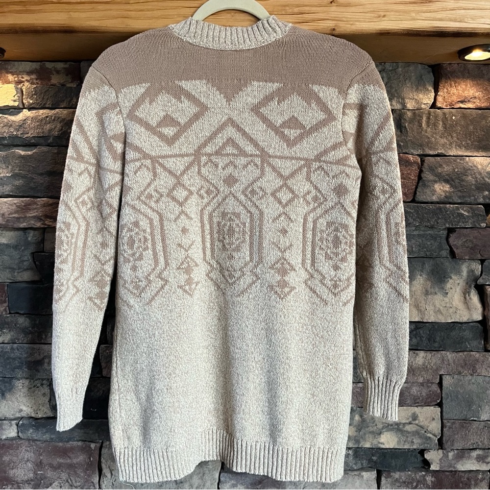 Roxy Aztec Cardigan Beige - Xs/S - image 4
